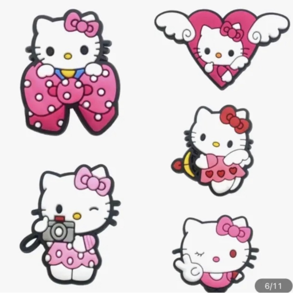 Hello Kitty Shoe Charms | Croc Charms & Jibbitz
